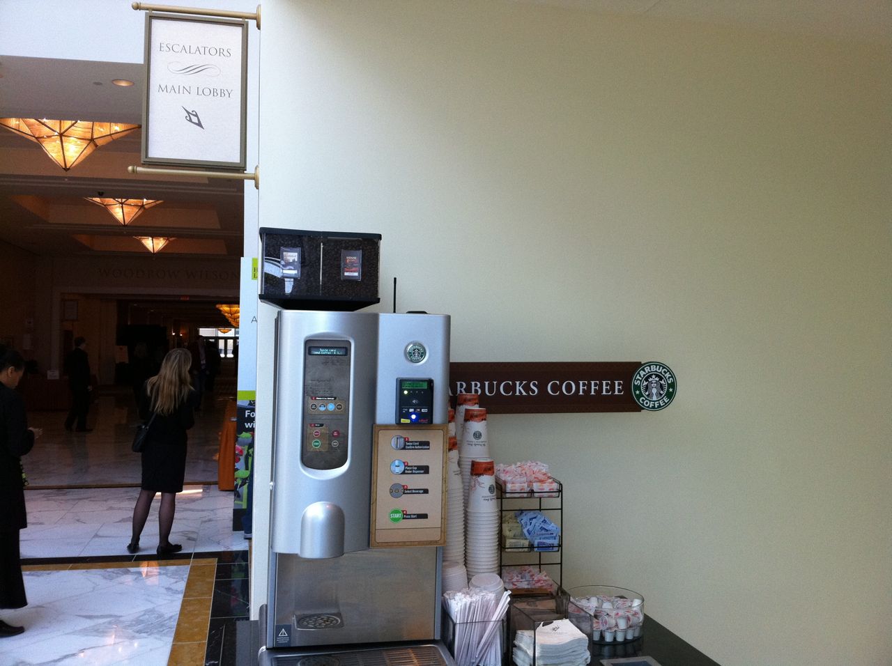 Starbucks Auto Vending Machine and a note on Design | Rajesh Setty